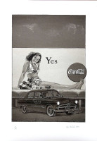 Petr Ptáček - Yes  Coca Cola - grafika - volný list